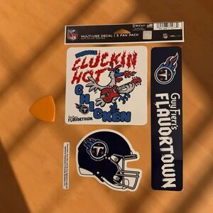 Texans WinCraft NFL Guy Fieri’s Flavortown 5.5'' x 7.75'' 3 PK Fan Decal Set